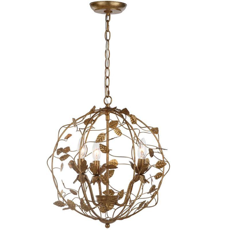 Austen 3 Light 17" Chandelier - CHA4007 - Gold - Safavieh