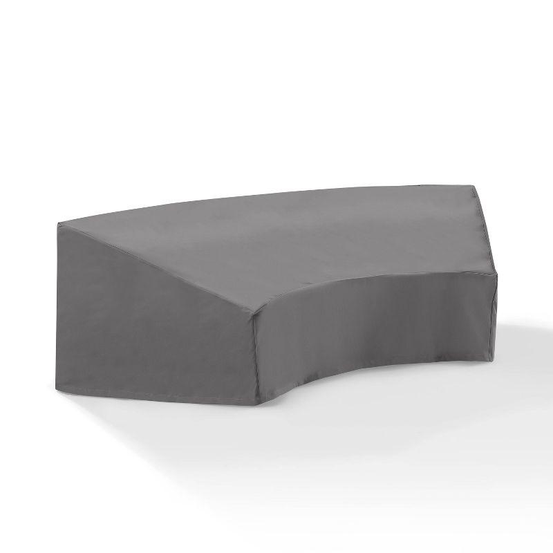 Gray Waterproof Polyester Outdoor Sectional Furniture Cover