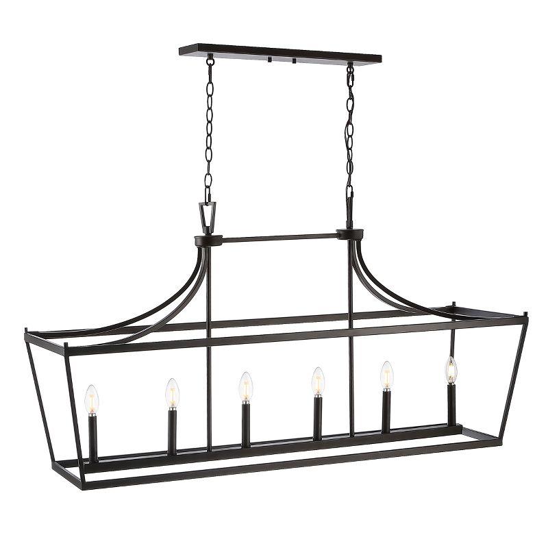 Aroris 6 Light 49" Pendant - PND4093 - Oil Rub Bronze - Safavieh