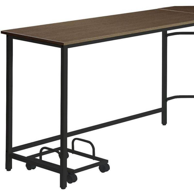 Acme Furniture 66" Dazenus Desk Black/Oak Finish