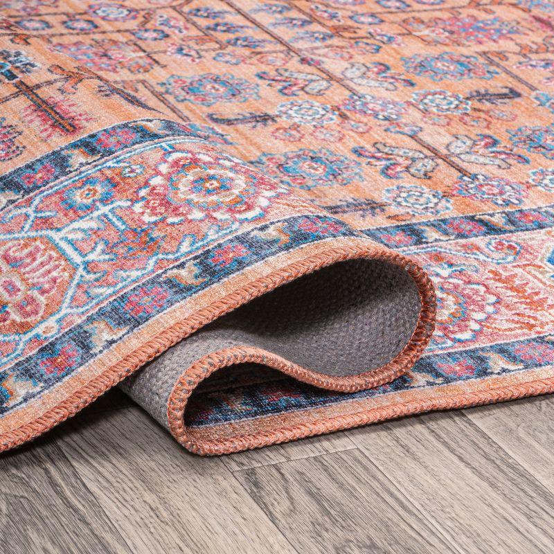 3' x 5' Kemer All-Over Persian Machine Washable Indoor/Outdoor Area Rug, Multi - JONATHAN Y
