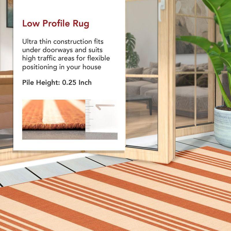 nuLOOM Robin Multi Stripe Indoor/Outdoor Area Rug