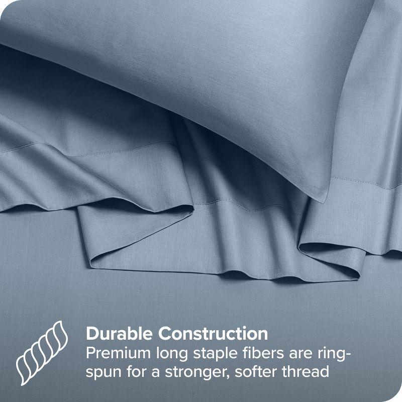 400 Thread Count Organic Cotton Sateen Bed Sheet Set by Bare Home