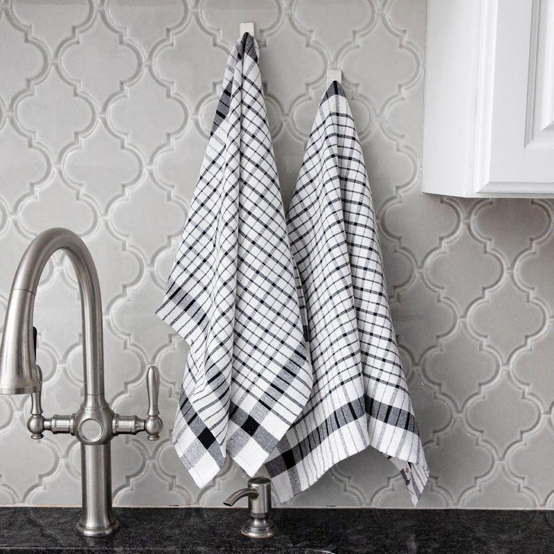 Cotton Plaid Jacquard Tea Towel Kitchen Towel