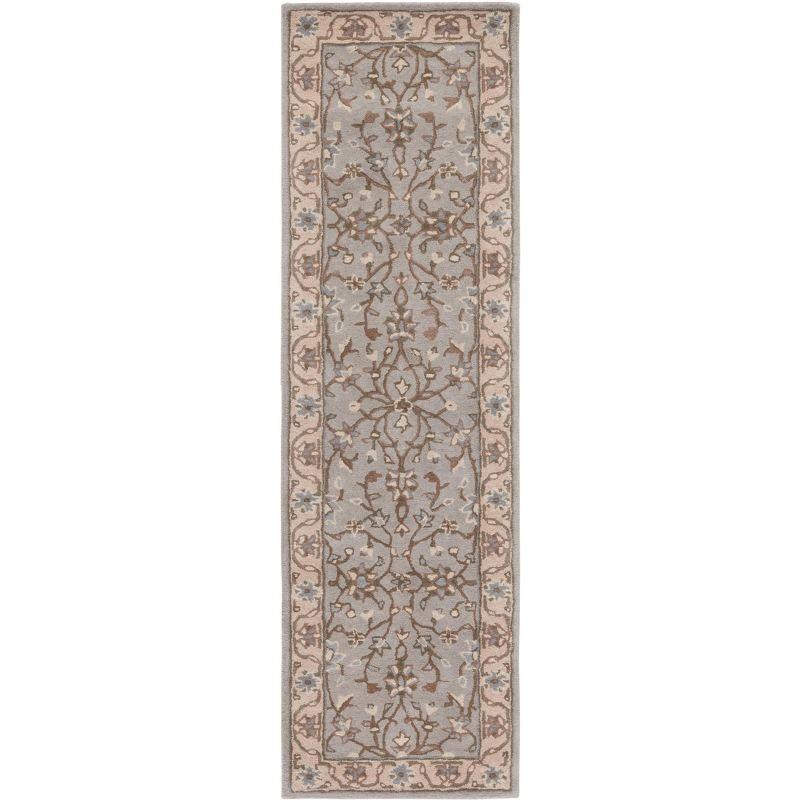 Heritage HG862 Hand Tufted Runner Rug - Beige/Grey - 2'3"x8' - Safavieh.