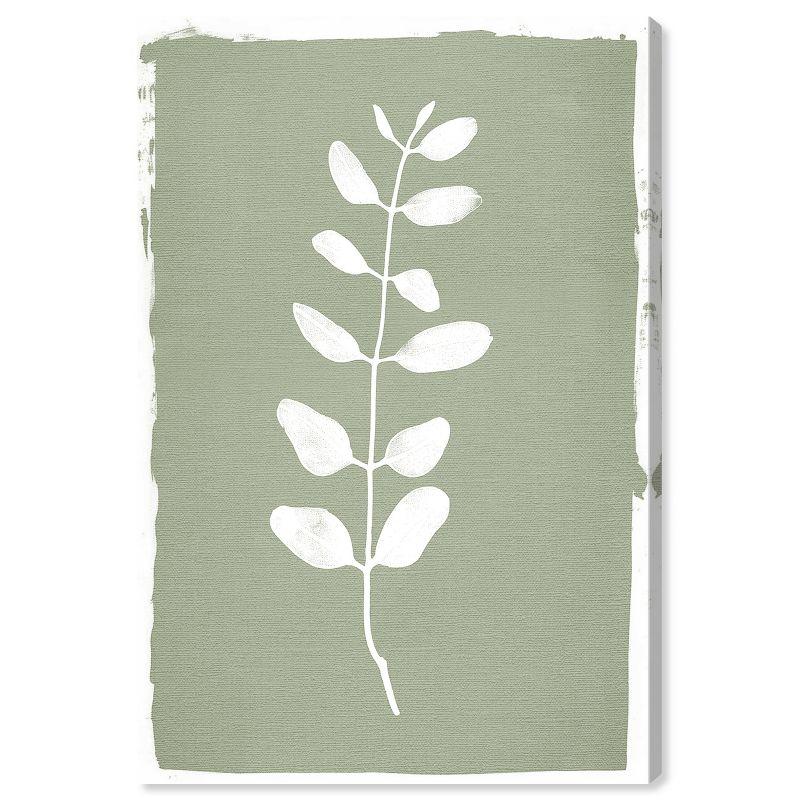 Art Remedy Linen Leaf Screen Botanical  Wall Art by Art Remedy