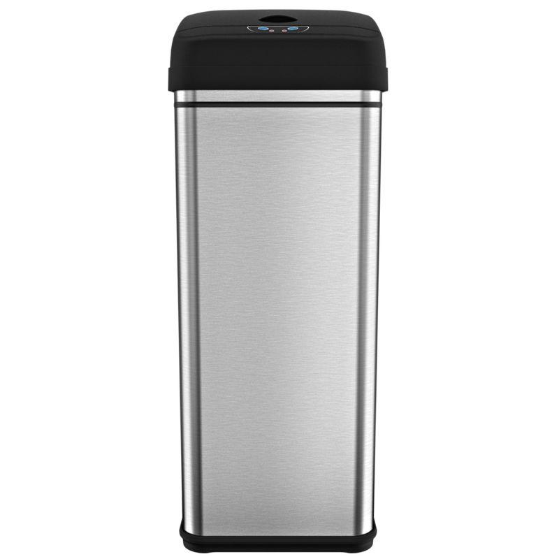 Deodorizer Automatic Touchless Stainless Steel 13 Gallon Motion Sensor Trash Can