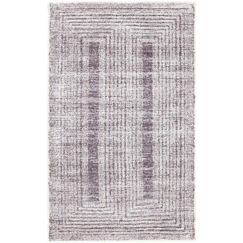 Ivory Elegance 3' x 5' Hand-Tufted Wool & Synthetic Rug