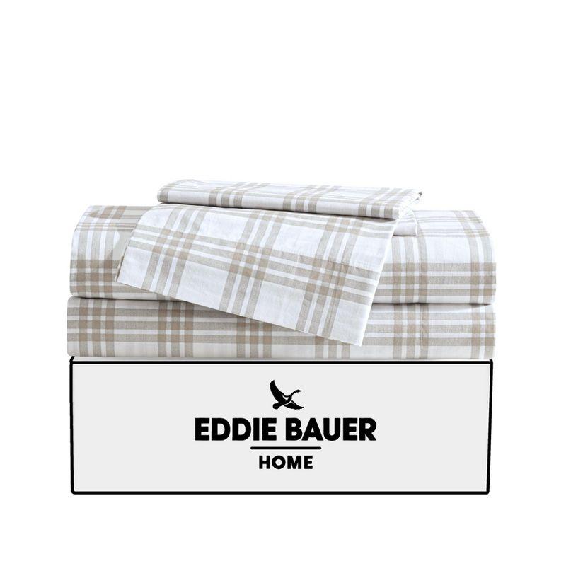 Eddie Bauer 100% Cotton Percale Sheet Set