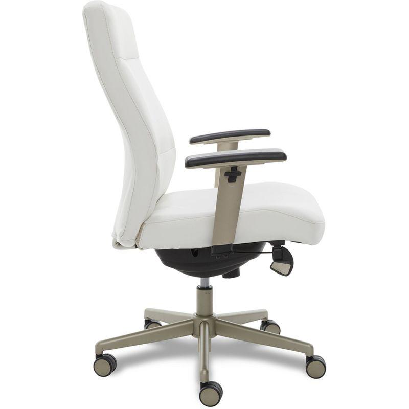 La-Z-Boy Baylor Bonded Leather Adjustable Ergonomic Executive Office Chair with Lumbar Support
