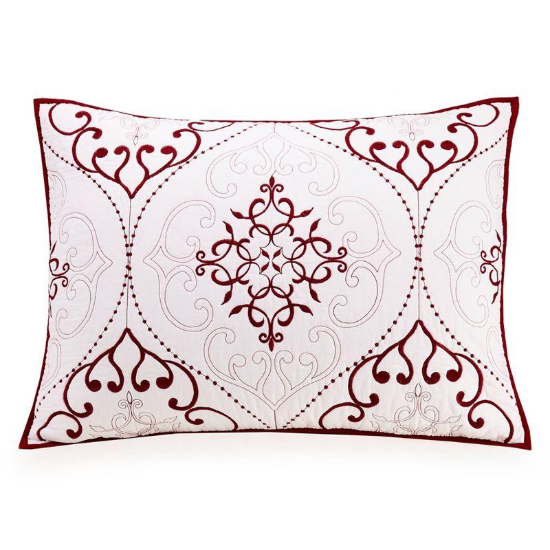 Modern Heirloom Chambers 3-Piece Embroidered Quilt Set