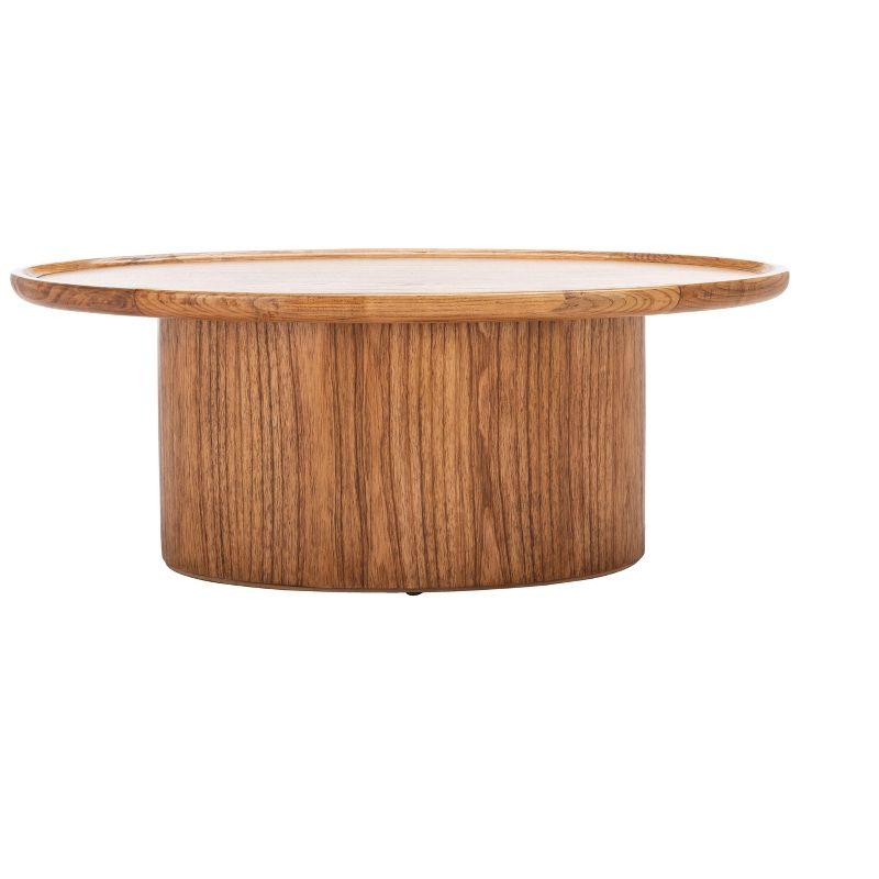 Flyte Oval Coffee Table - Natural - Safavieh