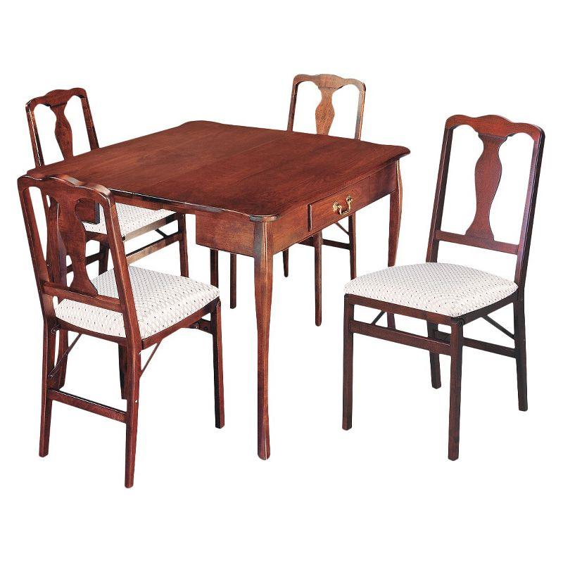 Cherry Wood Extendable 3-in-1 Dining Table