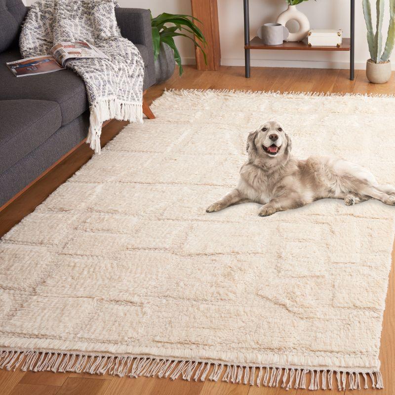 Natural Fiber NF829 Hand Woven Area Rug - Natural/Ivory - 8'x10' - Safavieh.