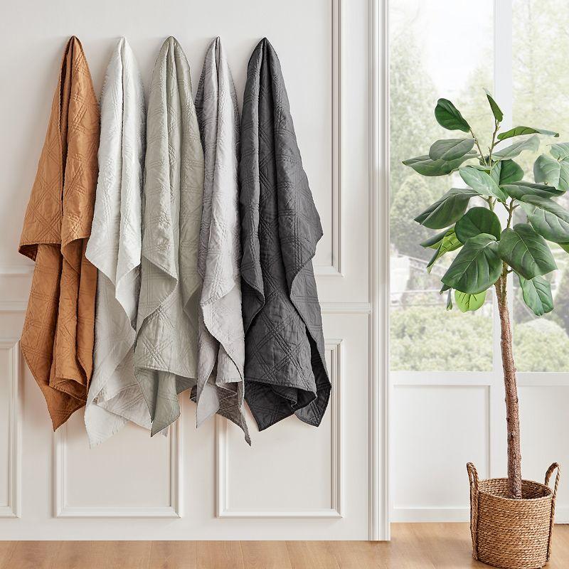 Levtex home Washed Linen Quilted Throw