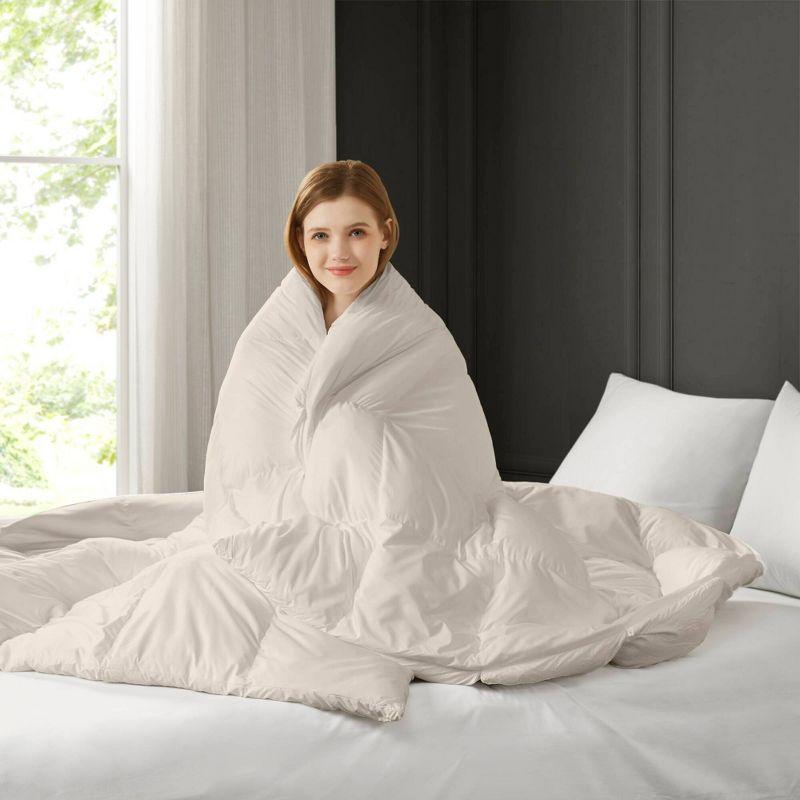 Madison Park Stay Puffed Overfilled Down Alternative Comforter Tan