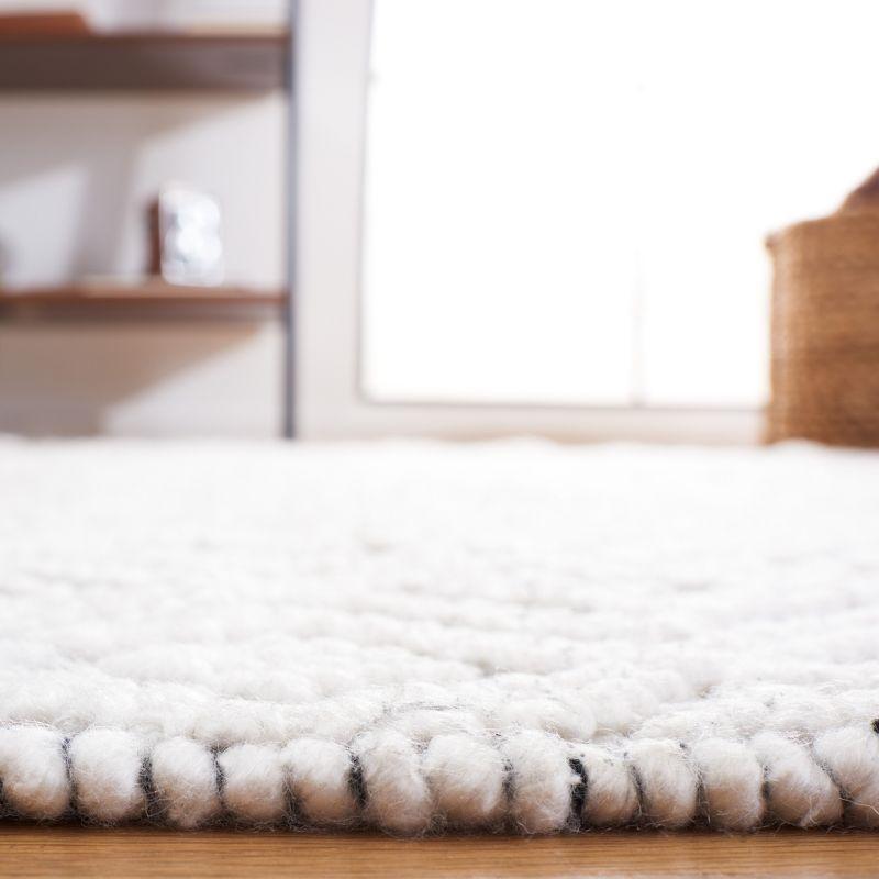 Casablanca CSB276 Hand Woven Indoor Area Rug - Black/Ivory - 5'x8' - Safavieh