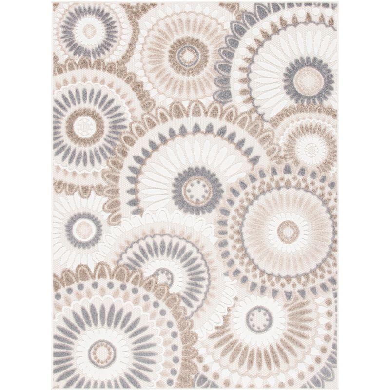 Cabana CBN382 Loomed Indoor Area Rug - Grey/Ivory - 5'3"x7'6" - Safavieh