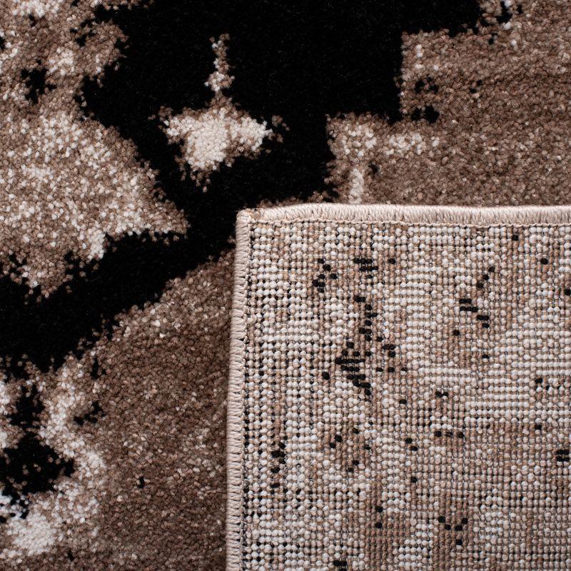 Vintage Hamadan VTH228 Power Loomed Indoor Area Rug - Brown/Ivory - 4'x6' - Safavieh