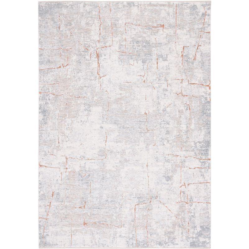 Hand-Knotted Serenity Blue 4' x 6' Viscose Area Rug