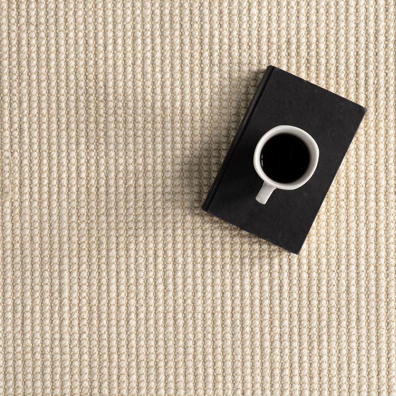 Nuloom Monica Geometric Wool Indoor Area Rug, Runner 2' 6" x 8', Ivory