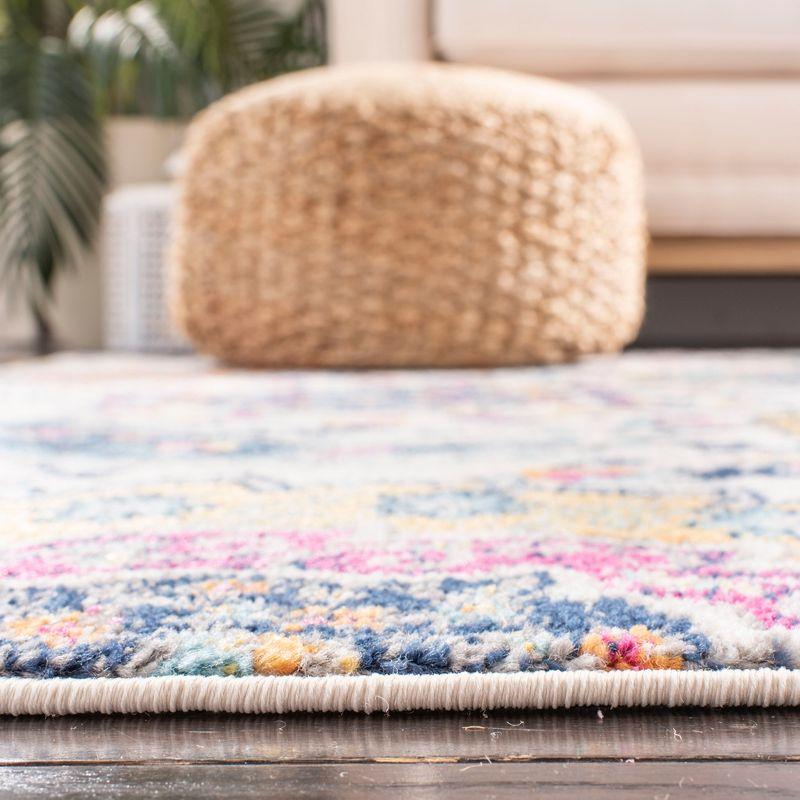 Madison MAD600 Power Loomed Indoor Area Rug - Cream/Multi - 4'x6' - Safavieh