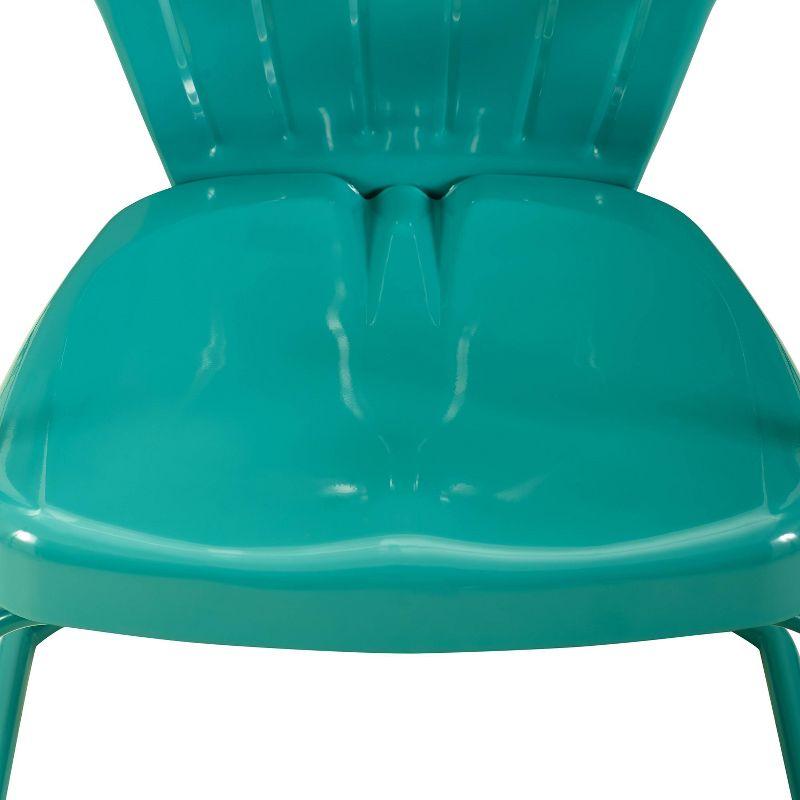 Ridgeland 2pk Outdoor Chairs - Turquoise Gloss - Crosley