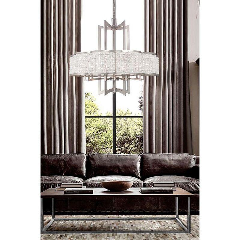 Livex Lighting Grammercy 8 - Light Chandelier in  Brushed Nickel