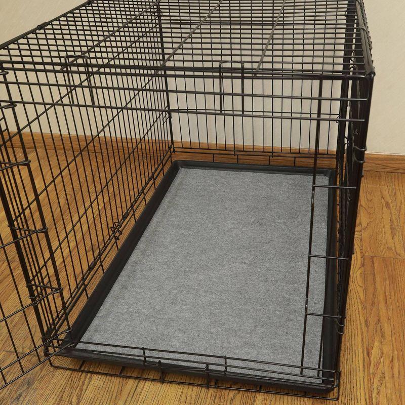 Drymate 29" x 48" Crate Mat for Dogs - Savannah Light Gray