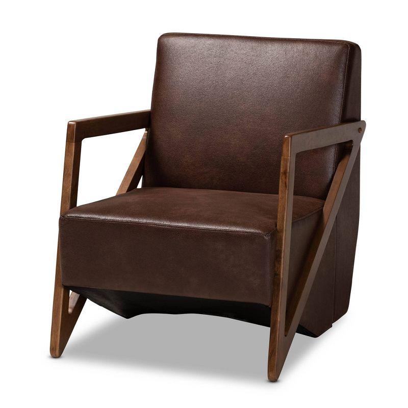 Cadi-Li Faux Leather Armchair