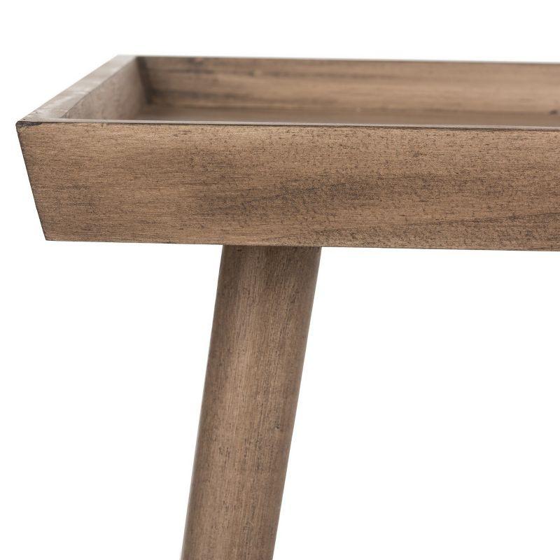 Nonie Coffee Table With Tray - Light Brown - Safavieh
