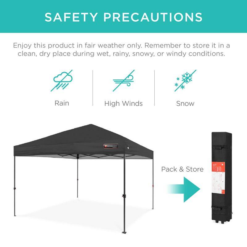 Best Choice Products 10 Ft. W x 10 Ft. D Steel Pop-Up Canopy