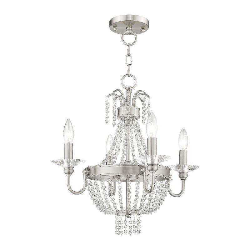 Livex Lighting Valentina 4 - Light Chandelier in  Winter Gold