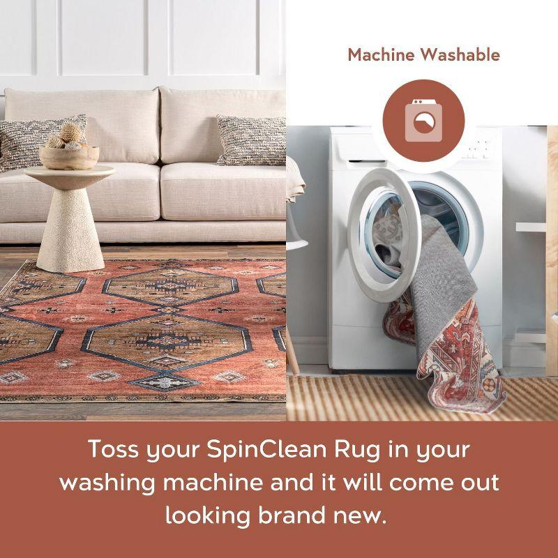 Nuloom Amity Abstract Machine Washable Indoor Area Rug