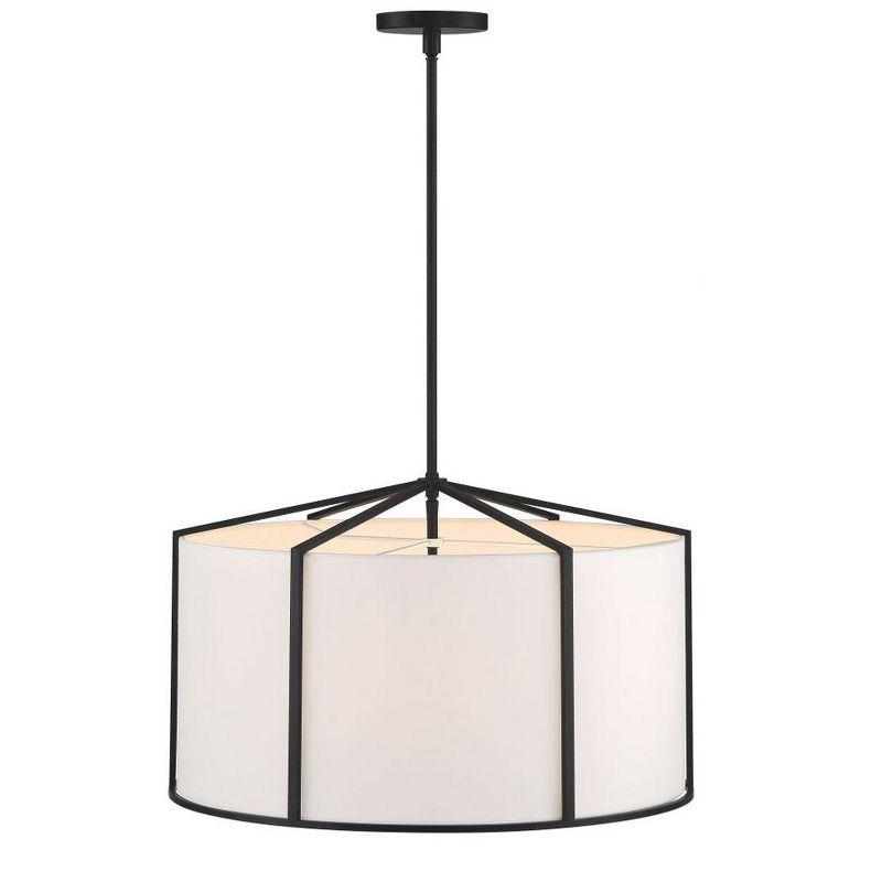 Crystorama Lighting Carlyn 6 - Light Pendant in  Black