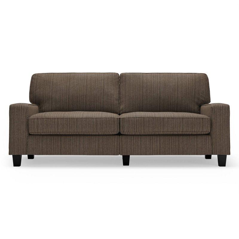 Serta Palisades 78" Track Arm Sofa, Easy Care Fabric, Soft Pillow Back, Pocket Coil Seat Cushions