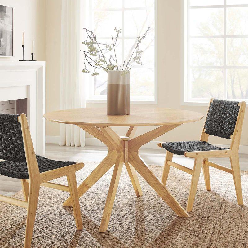Modway Crossroads 47" Round Wood Dining Table by Modway