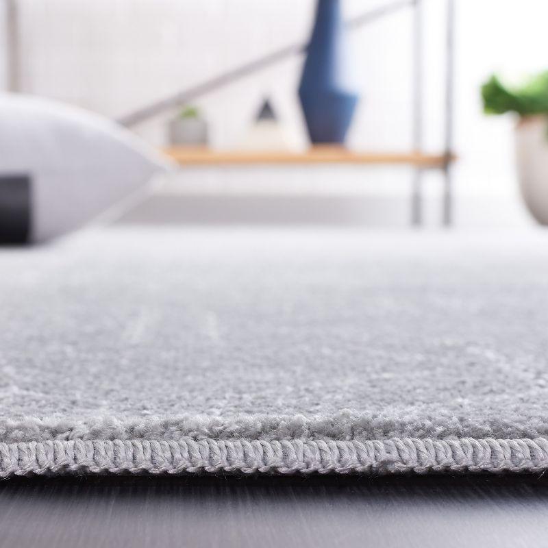 Pattern and Solid PNS406 Power Loomed Area Rug - Grey - 5'3"x7'6" - Safavieh.