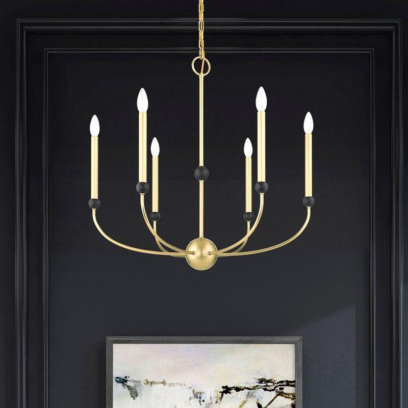 Everly Quinn 6 - Light Dimmable Chandelier