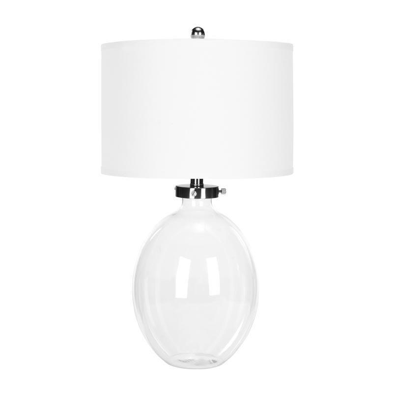 Neville Clear Glass Table Lamp (Set of 2) - LIT4067 - Glass - Safavieh
