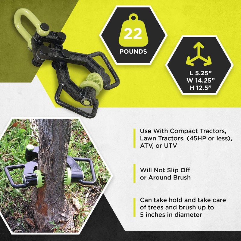 BAC Industries, Inc. Brush Grubber XTREME Brush & Tree Stump Puller Remover Tool w/ Handles