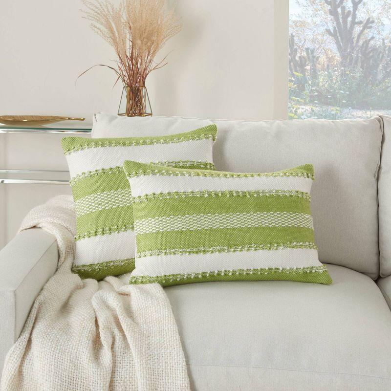 Mina Victory Striped Throw Pillow
