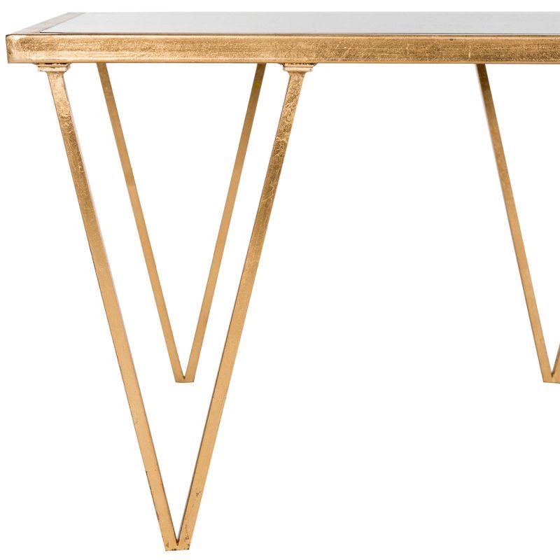 Arlene Coffee Table - Gold/Mirror - Safavieh