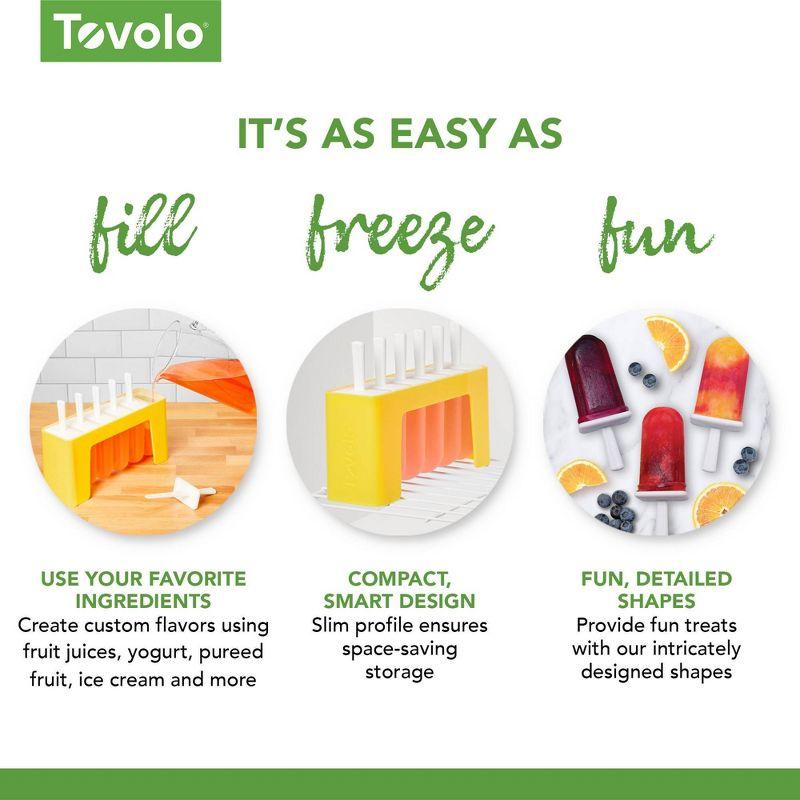 Tovolo Classic Pop Molds with Tray (Set of 6)