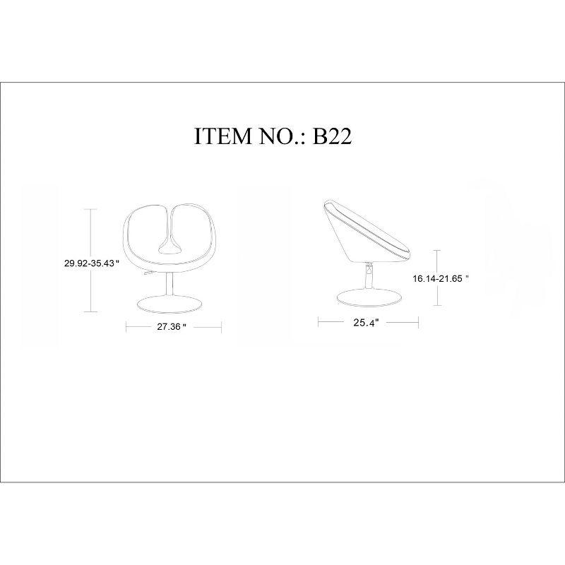 Ivy Bronx Upholstered Barrel Chair