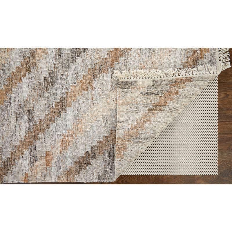 Beckett Transitional Geometric Ivory/Gray/Tan Area Rug