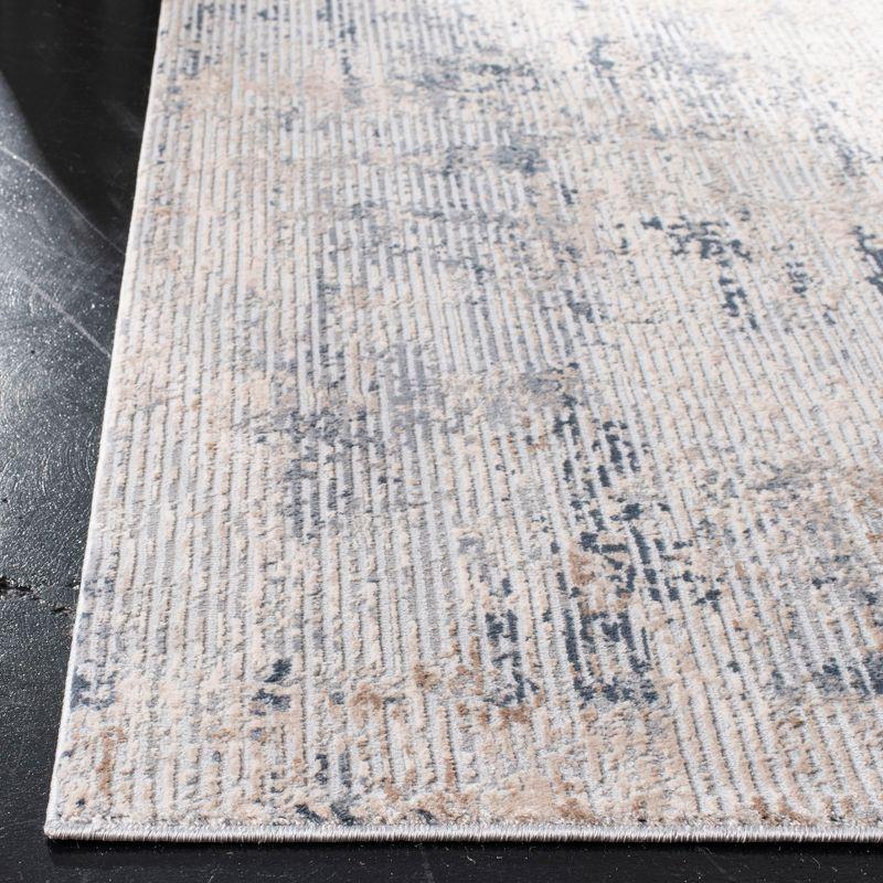 Invista INV437 Power Loomed Area Rug - Cream/Charcoal - 8'x10' - Safavieh.