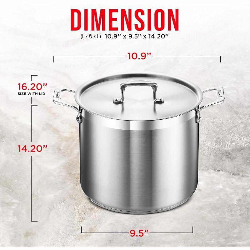 Lifemaster Non-Stick Steel Stock Pot