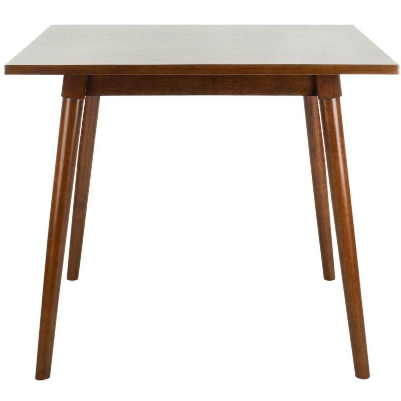 Simone Square Dining Table - DTB9200A - Walnut - Safavieh