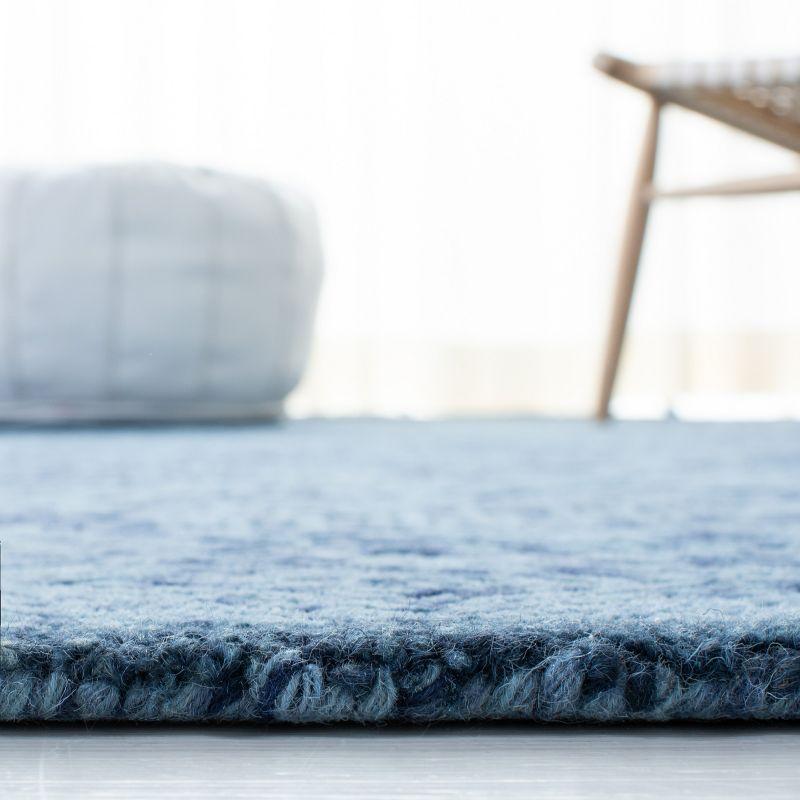 Ikat IKT506 Hand Tufted Accent Rug - Dark Blue - 3'x5' - Safavieh